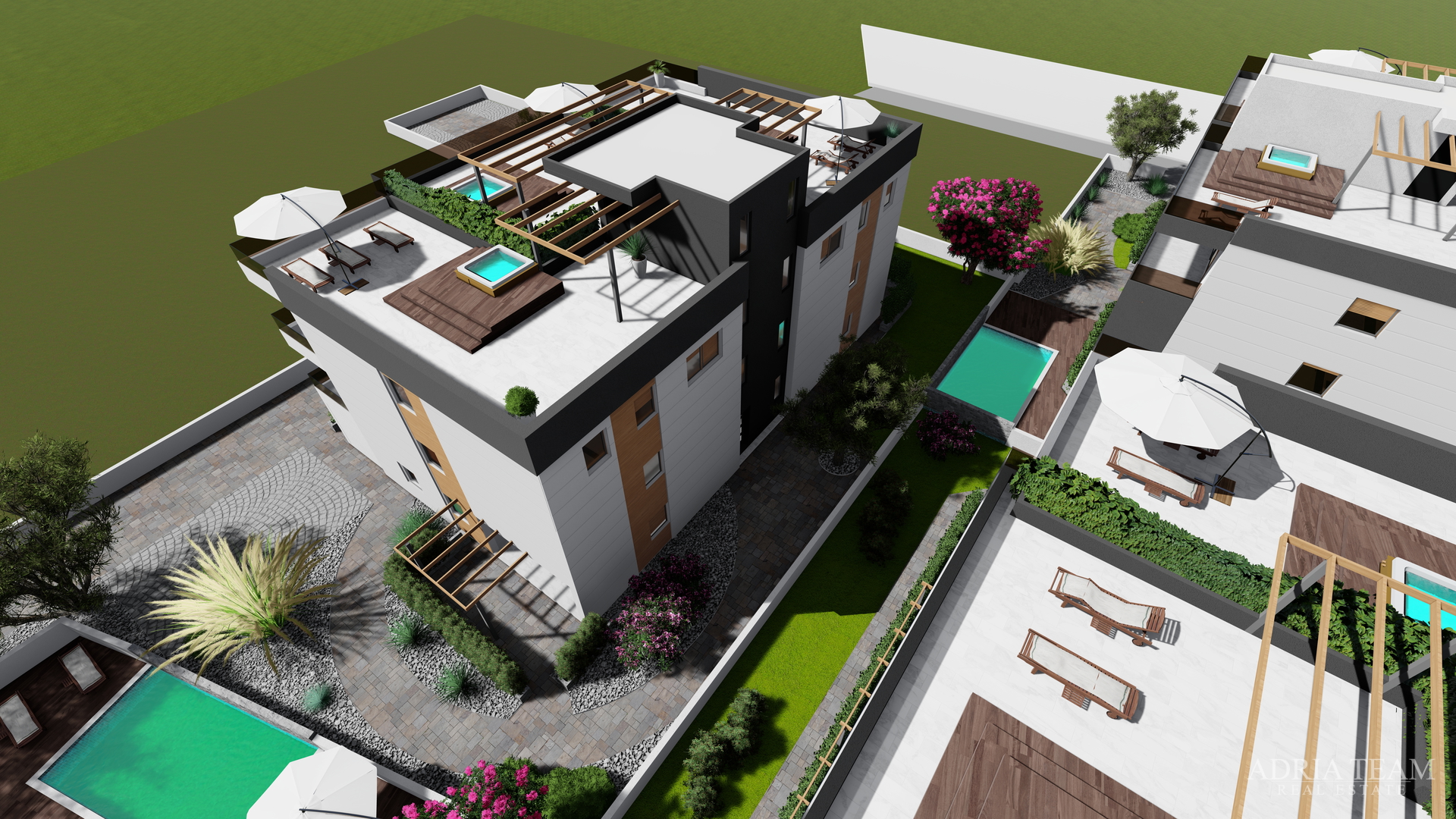 LUXURY APARTMENTS IN A RESIDENTIAL BUILDING, 70 m FROM THE SEA - PRIVLAKA - ZADAR