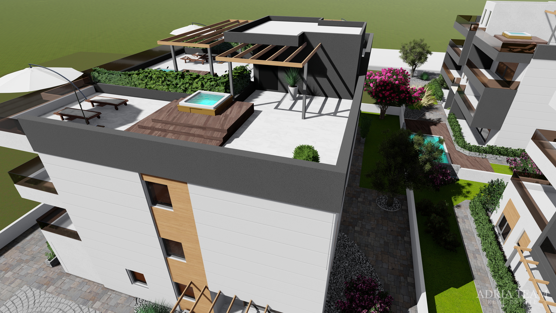 LUXURY APARTMENTS IN A RESIDENTIAL BUILDING, 70 m FROM THE SEA - PRIVLAKA - ZADAR