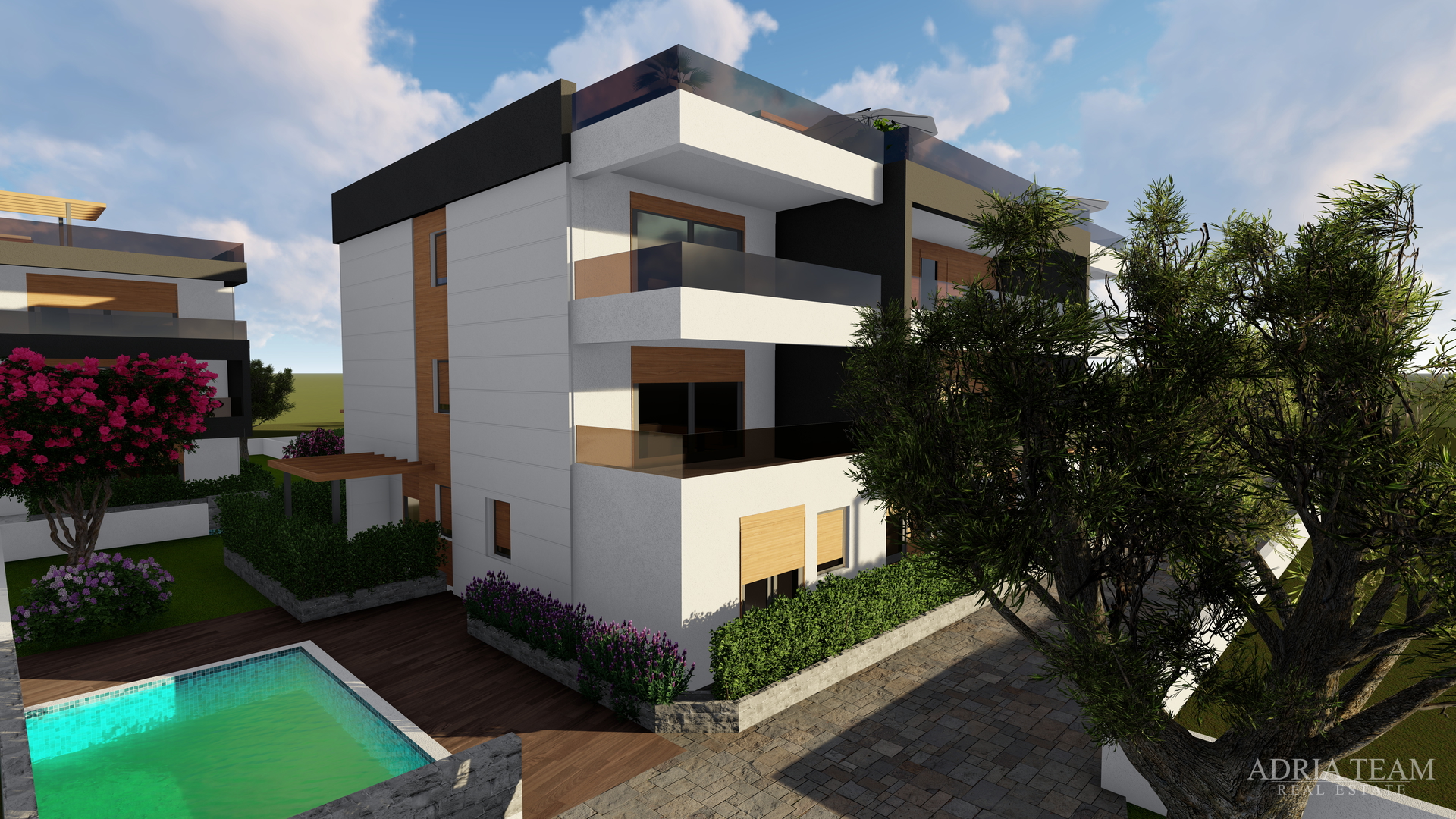 LUXURY APARTMENTS IN A RESIDENTIAL BUILDING, 70 m FROM THE SEA - PRIVLAKA - ZADAR