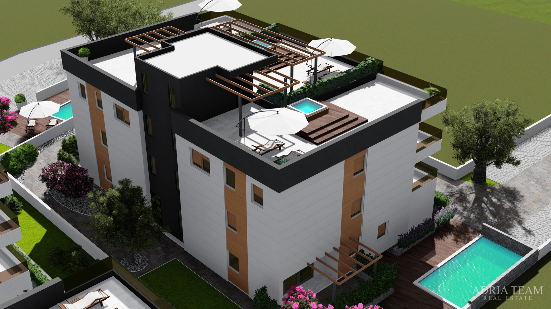 LUXURY APARTMENTS IN A RESIDENTIAL BUILDING, 70 m FROM THE SEA - PRIVLAKA - ZADAR