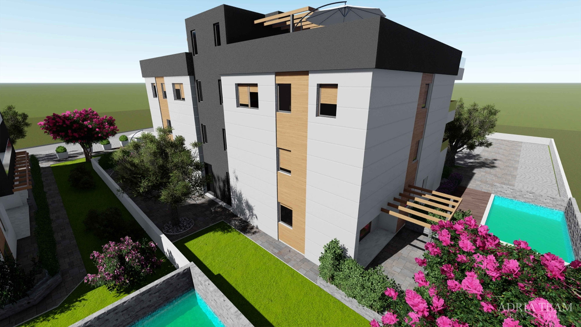LUXURY APARTMENTS IN A RESIDENTIAL BUILDING, 70 m FROM THE SEA - PRIVLAKA - ZADAR
