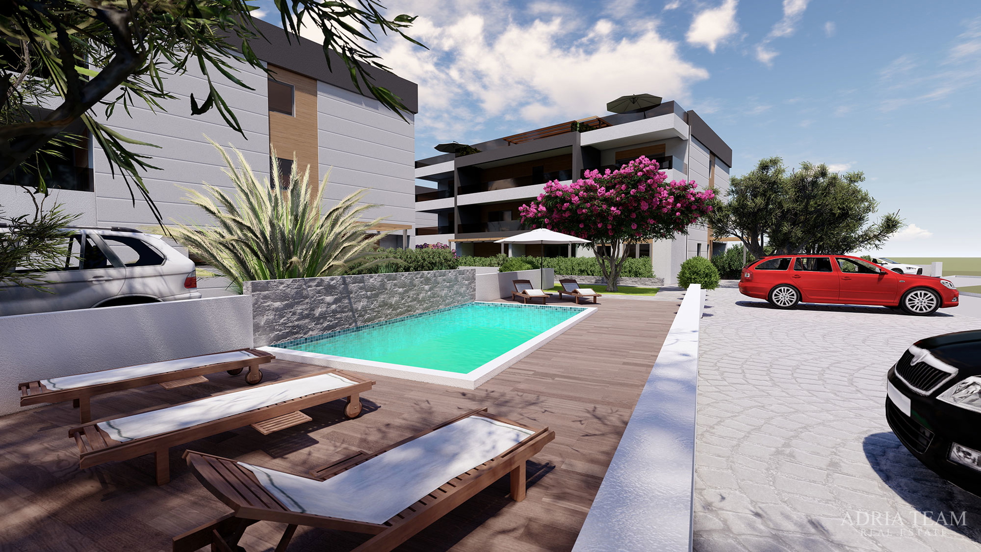 LUXURY APARTMENTS IN A RESIDENTIAL BUILDING, 70 m FROM THE SEA - PRIVLAKA - ZADAR