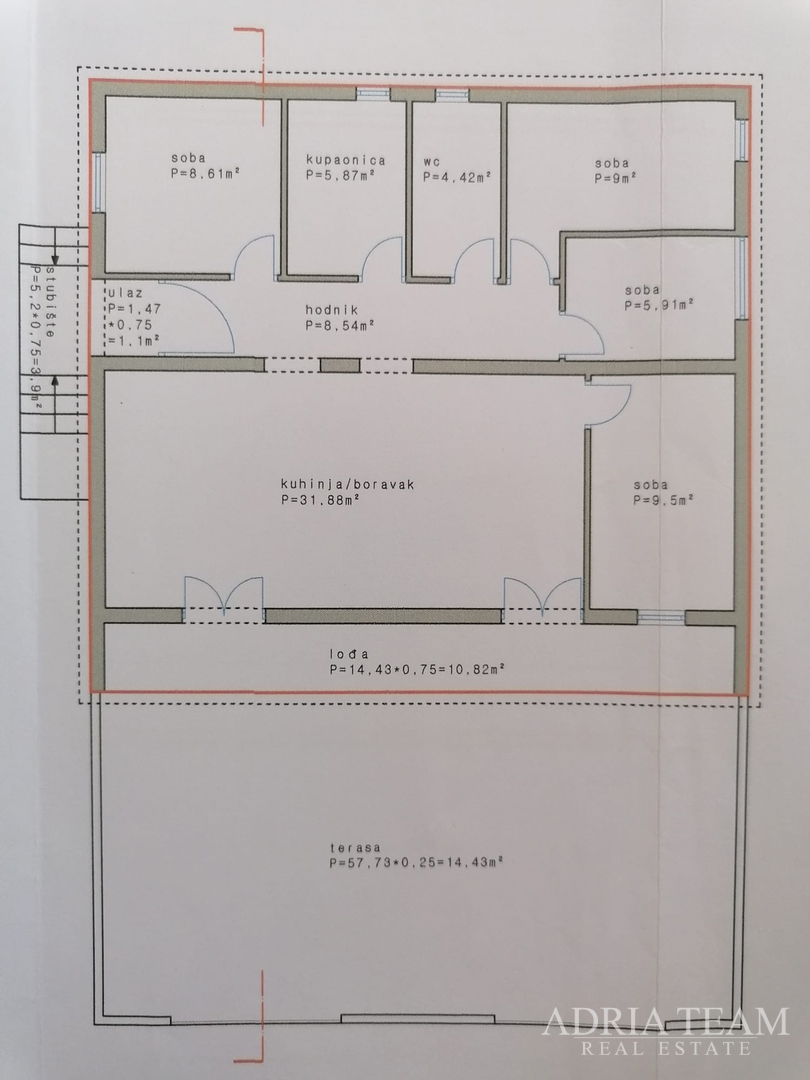 HOUSE 200 m FROM THE SEA - MASLENICA