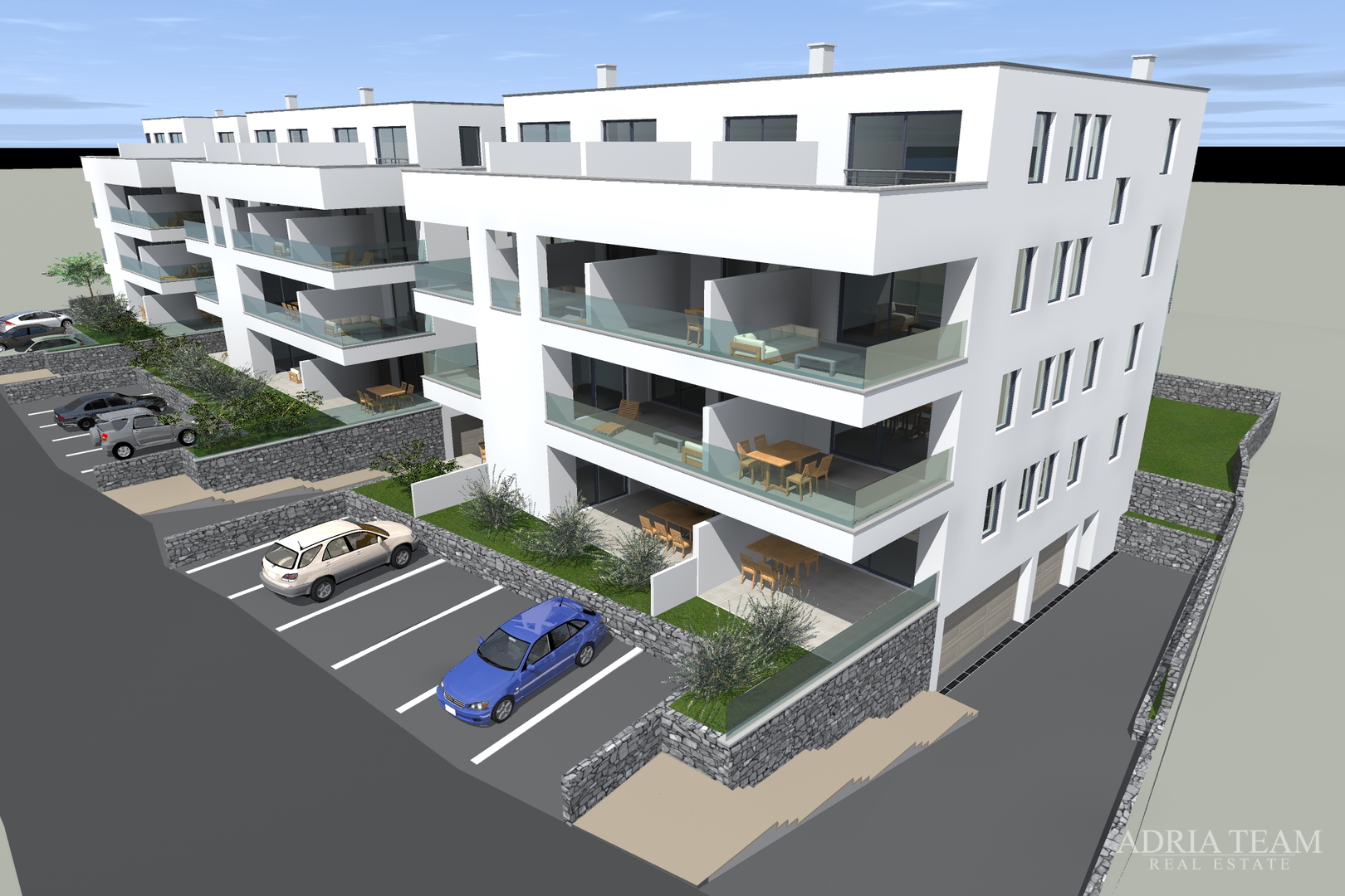 APARTMENTS IN A RESIDENTIAL BUILDING IN NEW CONSTRUCTION, 270 m FROM THE SEA - POVLJANA, PAG