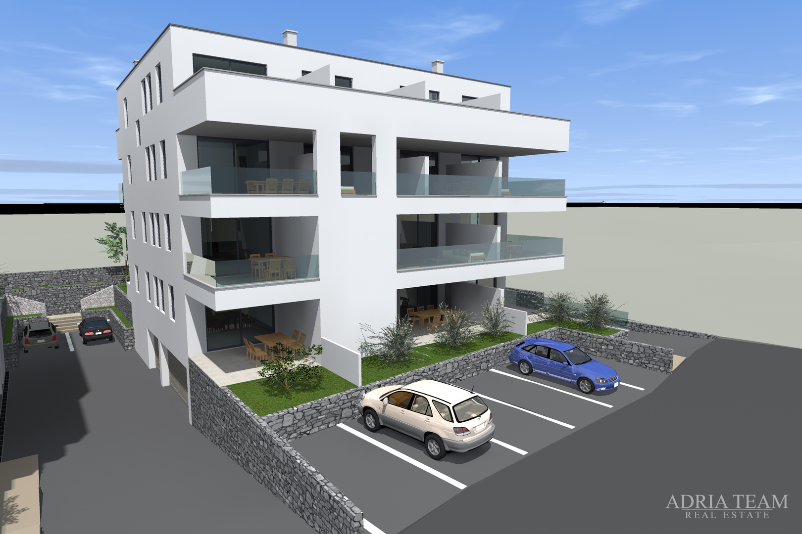 APARTMENTS IN A RESIDENTIAL BUILDING IN NEW CONSTRUCTION, 270 m FROM THE SEA - POVLJANA, PAG