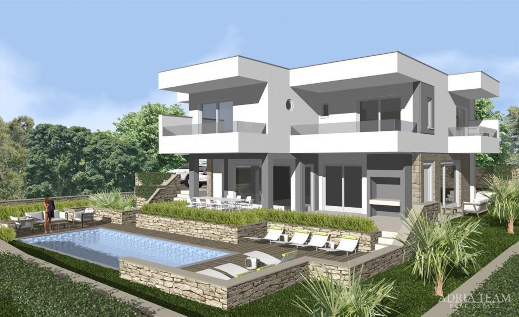 FAMILY HOUSES, NEW BUILD - NOVALJA, ŠKUNCINI APARTMENT