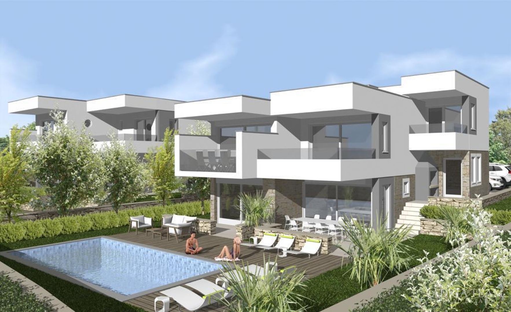 FAMILY HOUSES, NEW BUILD - NOVALJA, ŠKUNCINI APARTMENT