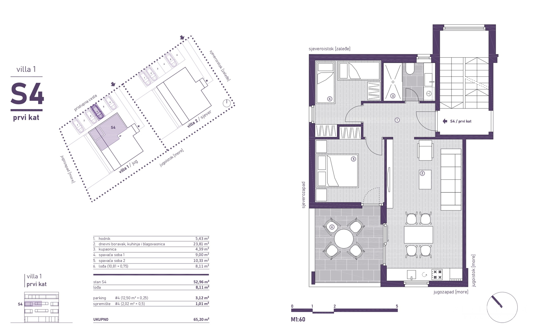 LUXURY APARTMENTS WITH SEA VIEW, 80 m FROM THE SEA, SVETI PETAR NA MORU