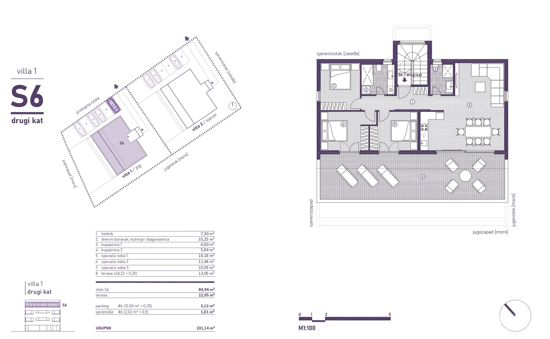 LUXURY APARTMENTS WITH SEA VIEW, 80 m FROM THE SEA, SVETI PETAR NA MORU
