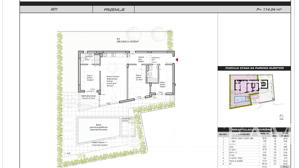 EXKLUZIVNÍ APARTMÁNY PRVNÍ ŘADA U MOŘE, TOP POZICE, SUKOŠAN - ZADAR