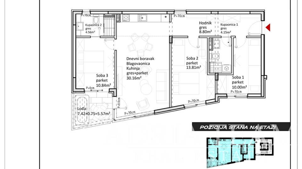 EXKLUZIVNÍ APARTMÁNY PRVNÍ ŘADA U MOŘE, TOP POZICE, SUKOŠAN - ZADAR