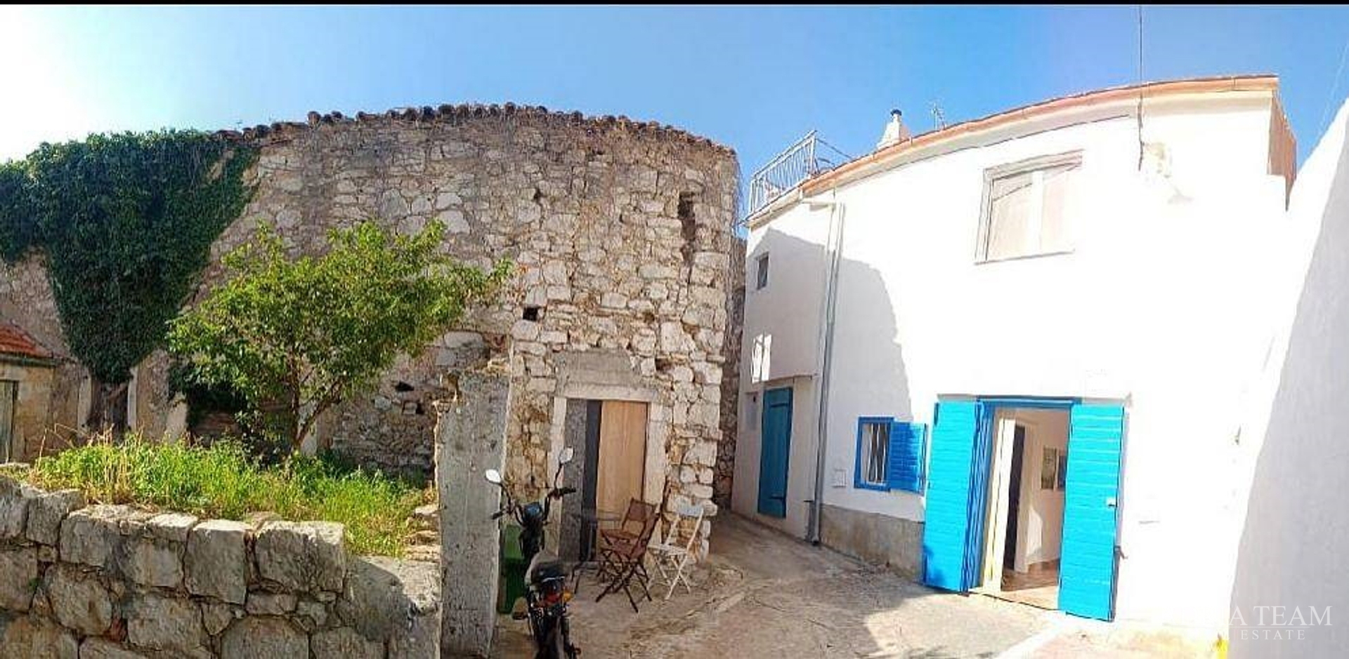 KAMENA RIBARSKA KUĆA S POGLEDOM NA MORE - KALI, UGLJAN