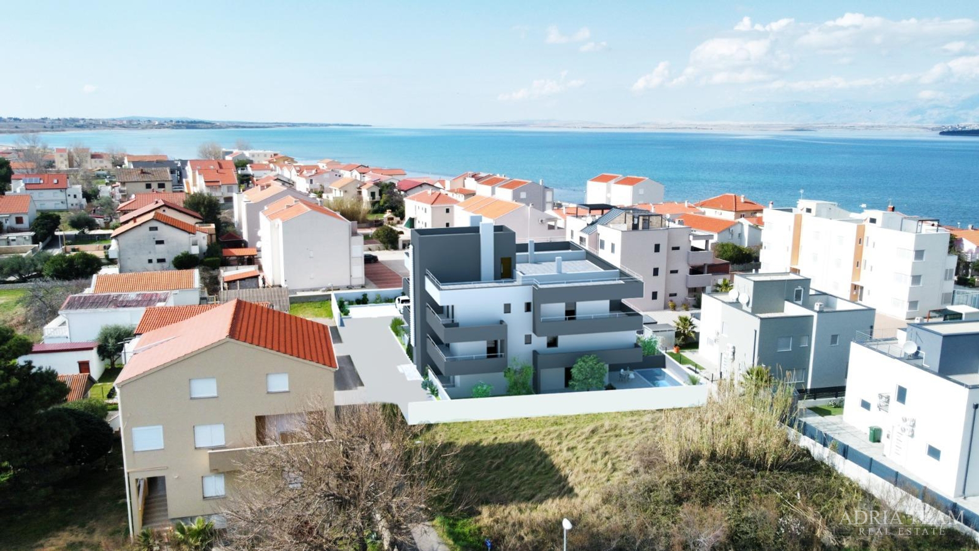 APARTMANI S POGLEDOM NA MORE, NOVOGRADNJA - NIN