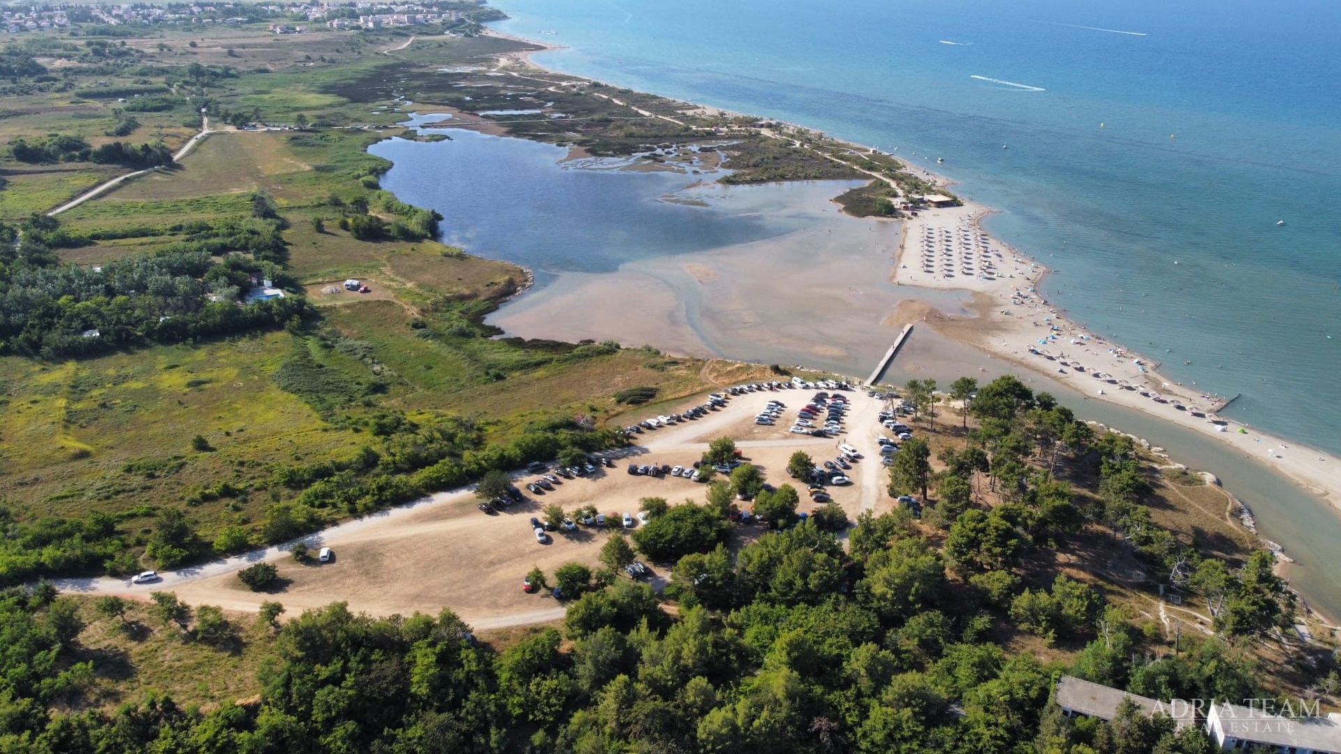 BAUGRUNDSTÜCK ERSTE REIHE AM MEER MIT VILLA-PROJEKT, TOP-LAGE!! - NIN-ZATON