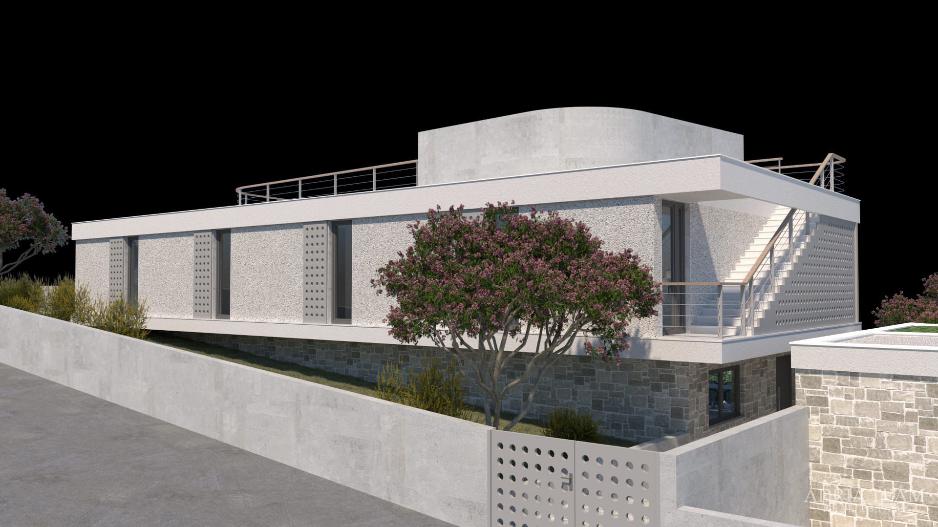 BAUGRUNDSTÜCK ERSTE REIHE AM MEER MIT VILLA-PROJEKT, TOP-LAGE!! - NIN-ZATON