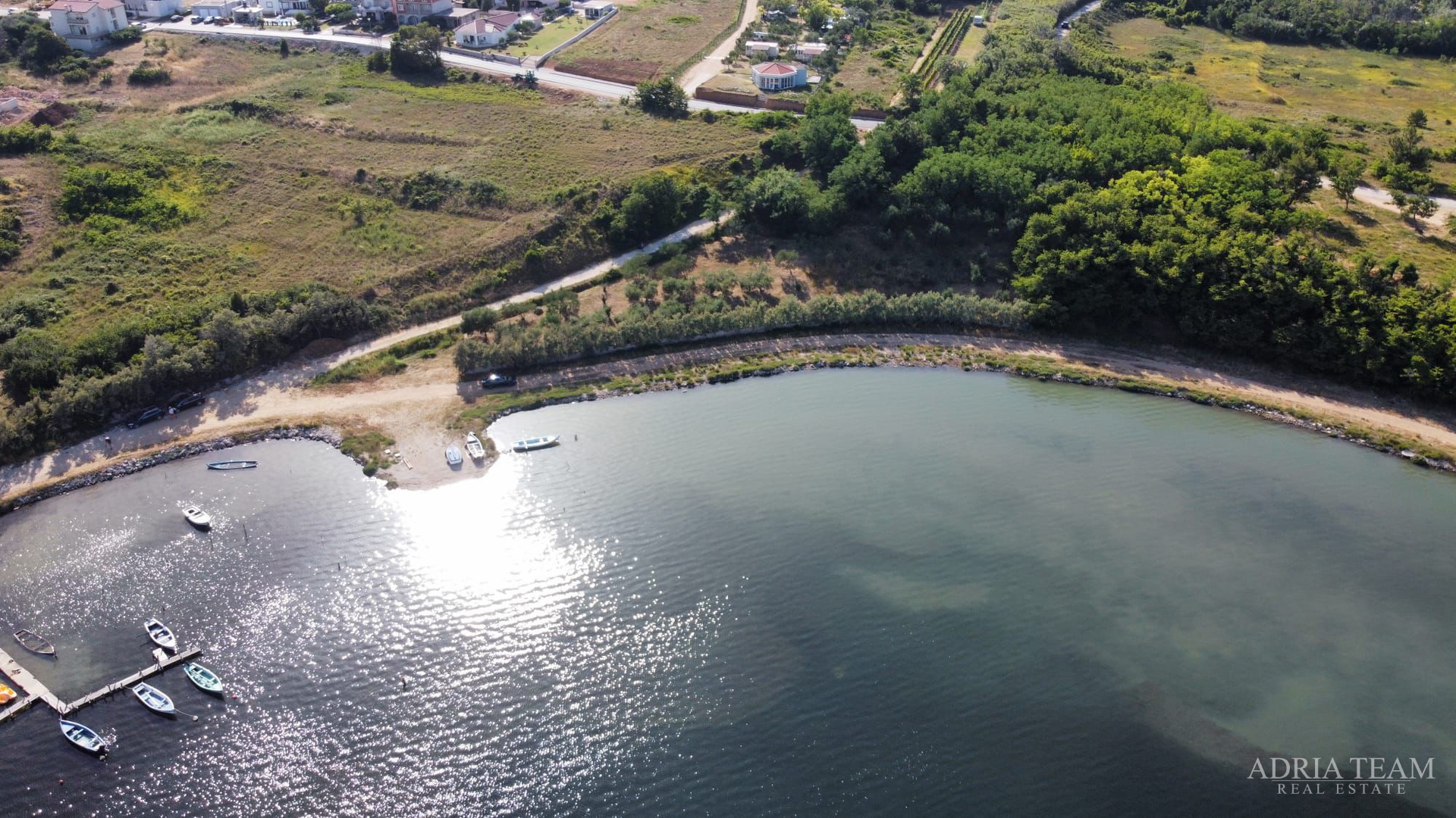BAUGRUNDSTÜCK ERSTE REIHE AM MEER MIT VILLA-PROJEKT, TOP-LAGE!! - NIN-ZATON