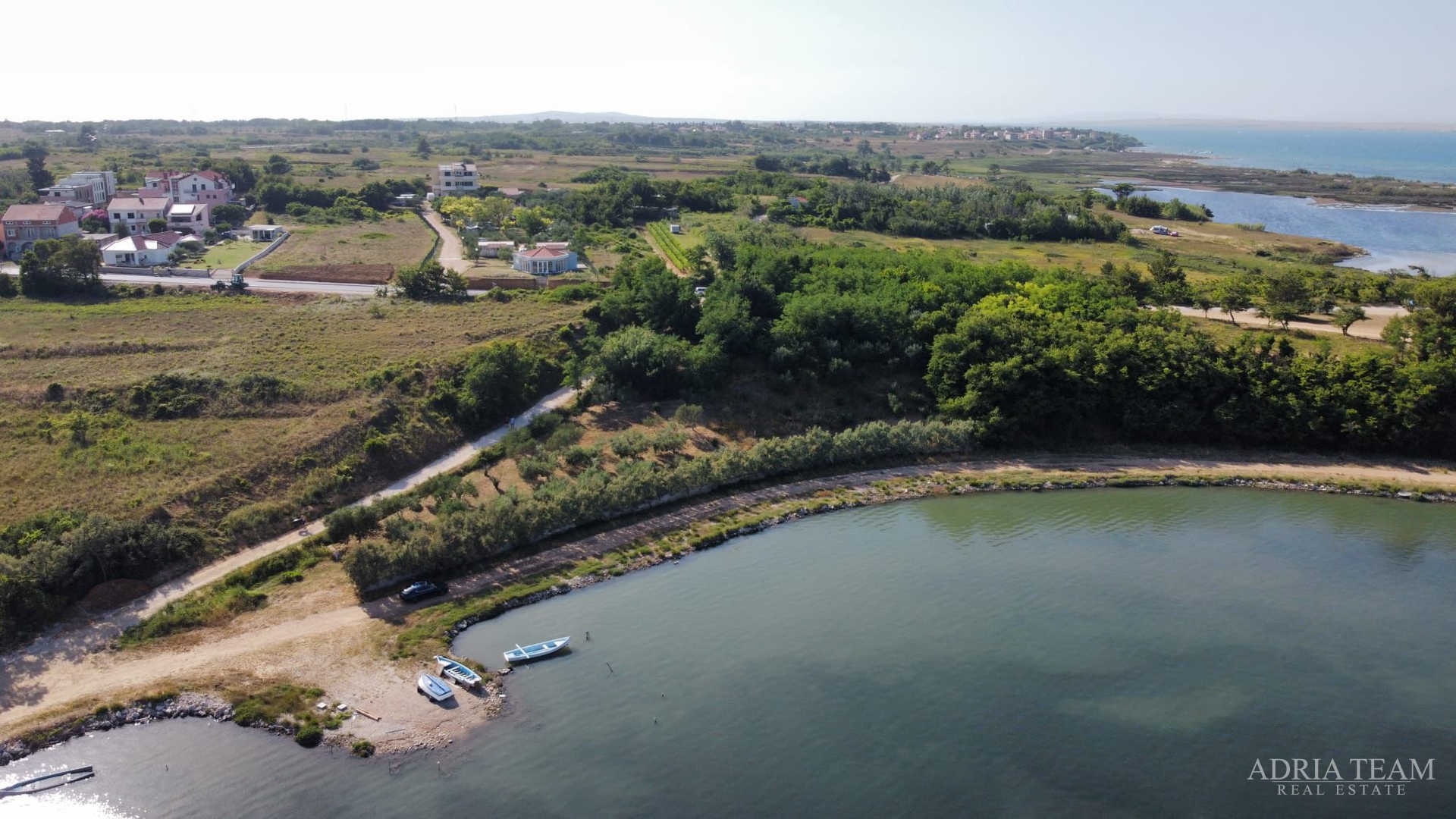 BAUGRUNDSTÜCK ERSTE REIHE AM MEER MIT VILLA-PROJEKT, TOP-LAGE!! - NIN-ZATON