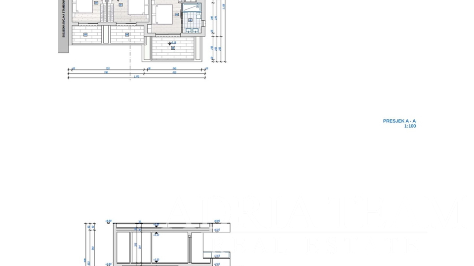 BUILDING LAND WITH PERMIT FOR TWO VILLAS WITH SWIMMING POOL, TOP POSITION, RTINA - RAŽANAC