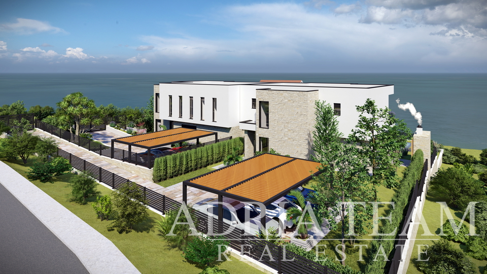 BUILDING LAND WITH PERMIT FOR TWO VILLAS WITH SWIMMING POOL, TOP POSITION, RTINA - RAŽANAC