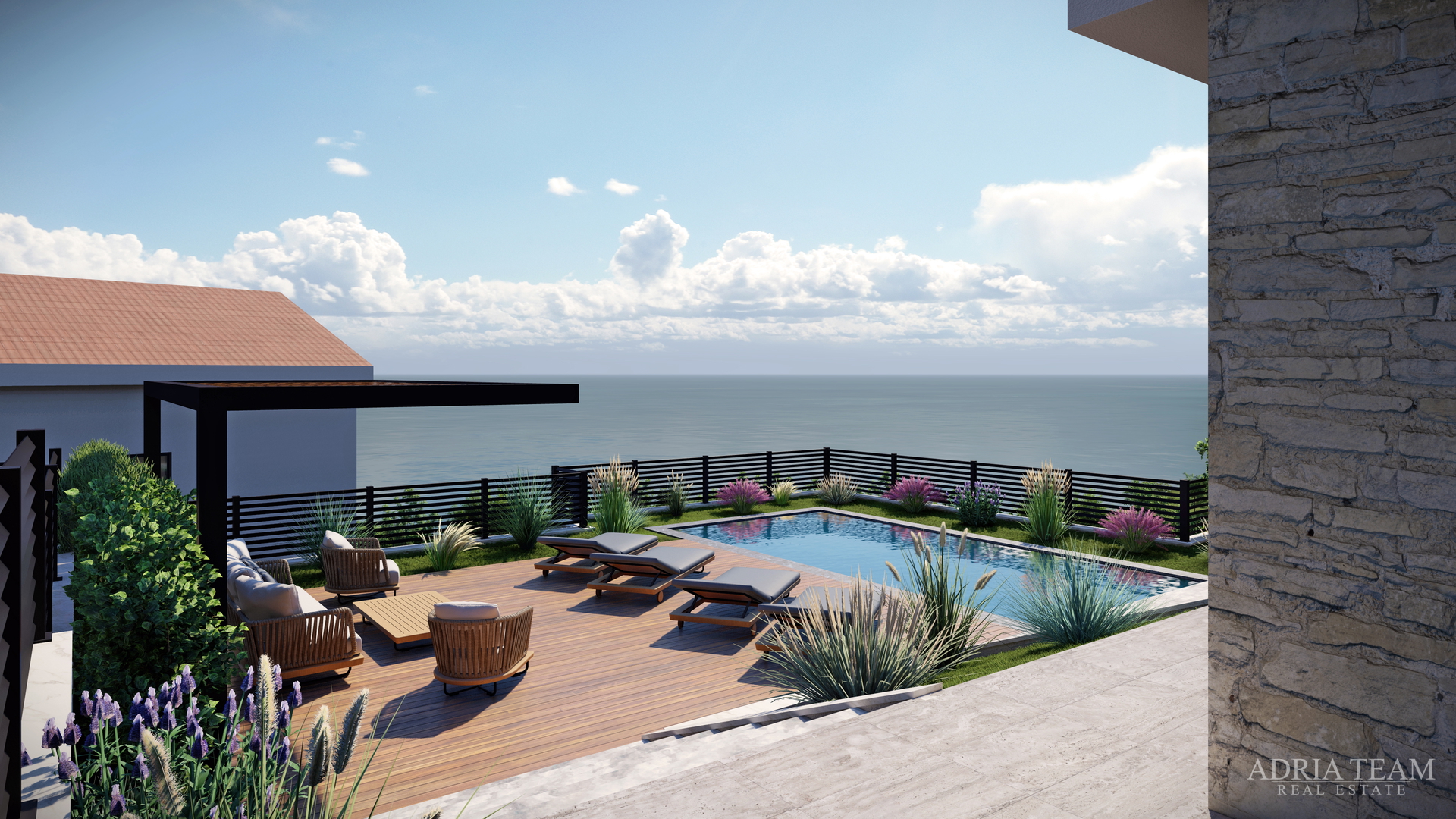 BAUFLÄCHE MIT BAUGENEHMIGUNG FÜR ZWEI VILLEN MIT SCHWIMMBAD, TOP-LAGE, RTINA - RAŽANAC