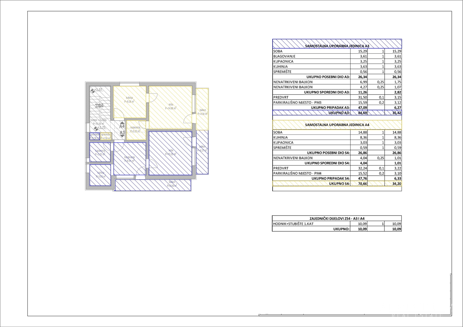 APARTMANI U STAMBENOJ ZGRADI S VRTOM, MIRNA I TIHA POZICIJA, POSEDARJE - ZADAR
