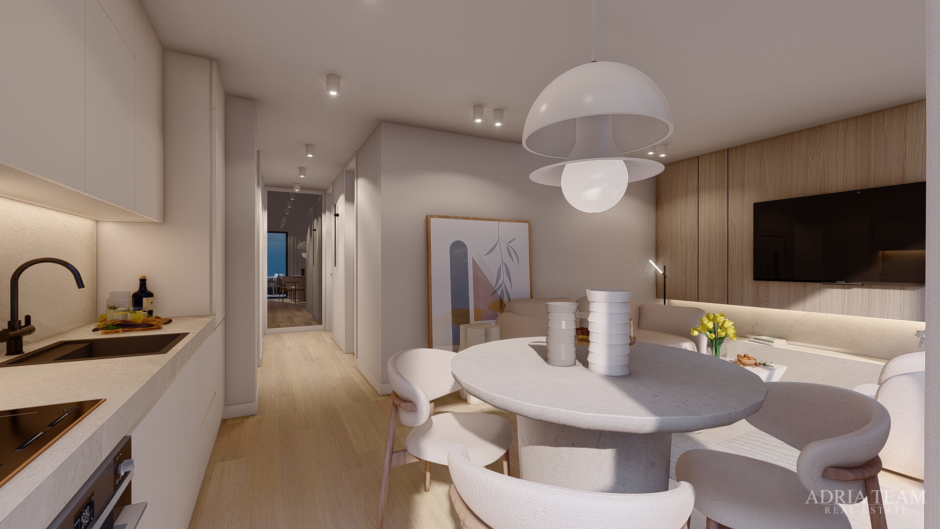 APARTMANI U KOMPLEKSU STAMBENIH ZGRADA U IZGRADNJI, ZGRADA 3 - MAKARSKA