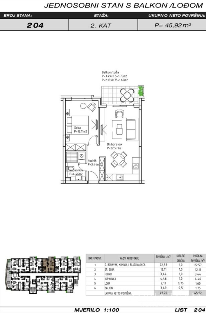 APARTMANI U KOMPLEKSU STAMBENIH ZGRADA U IZGRADNJI, ZGRADA 3 - MAKARSKA