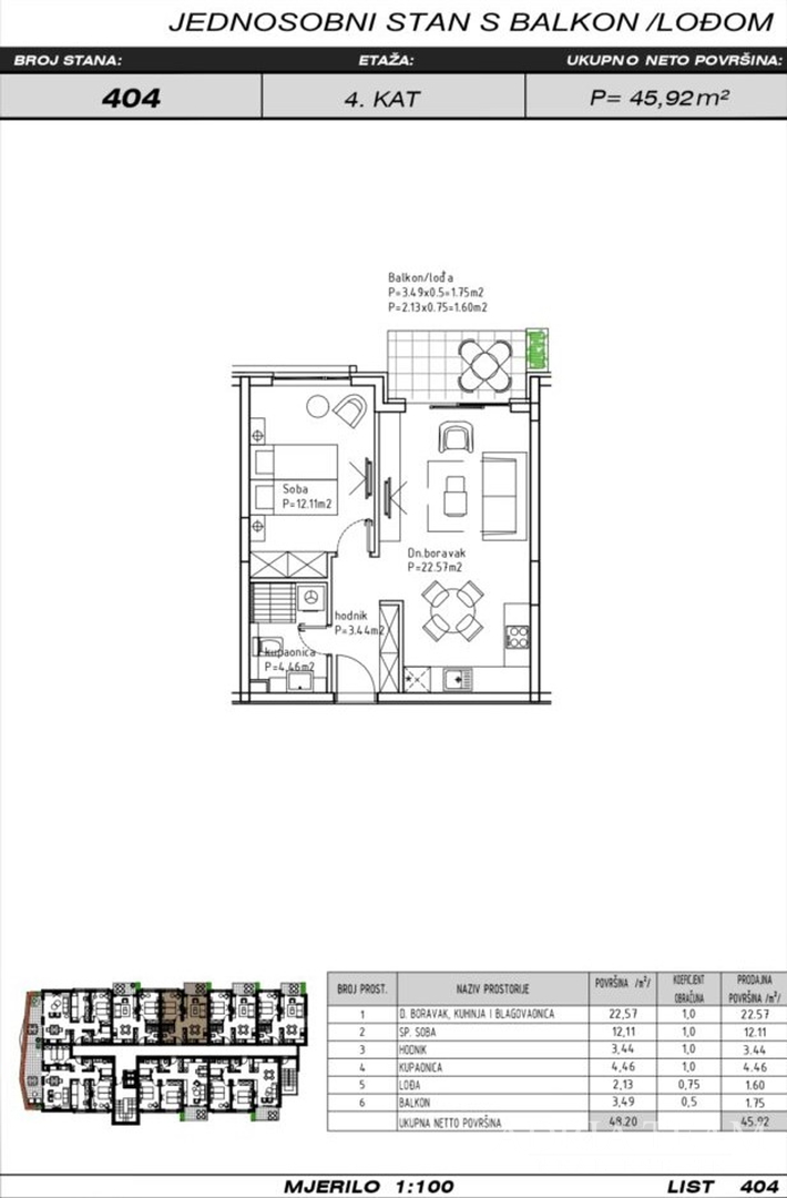 APARTMANI U KOMPLEKSU STAMBENIH ZGRADA U IZGRADNJI, ZGRADA 3 - MAKARSKA