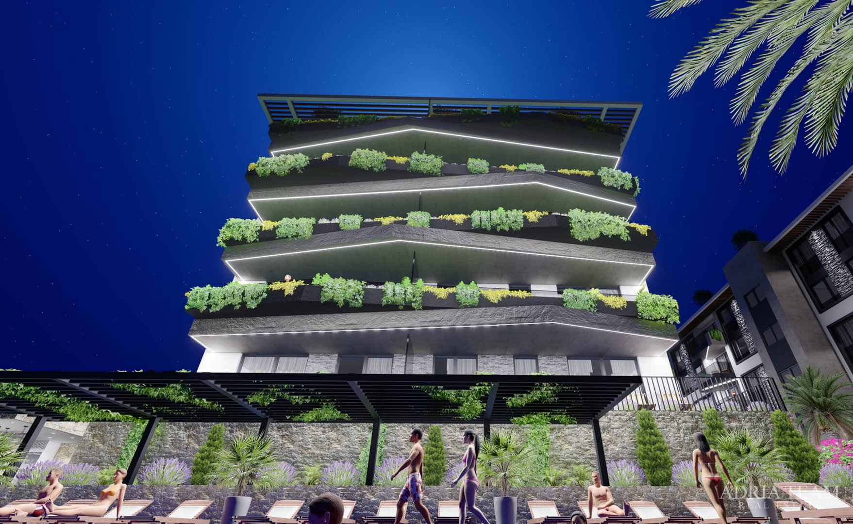 APARTMANI U KOMPLEKSU STAMBENIH ZGRADA U IZGRADNJI, ZGRADA 3 - MAKARSKA