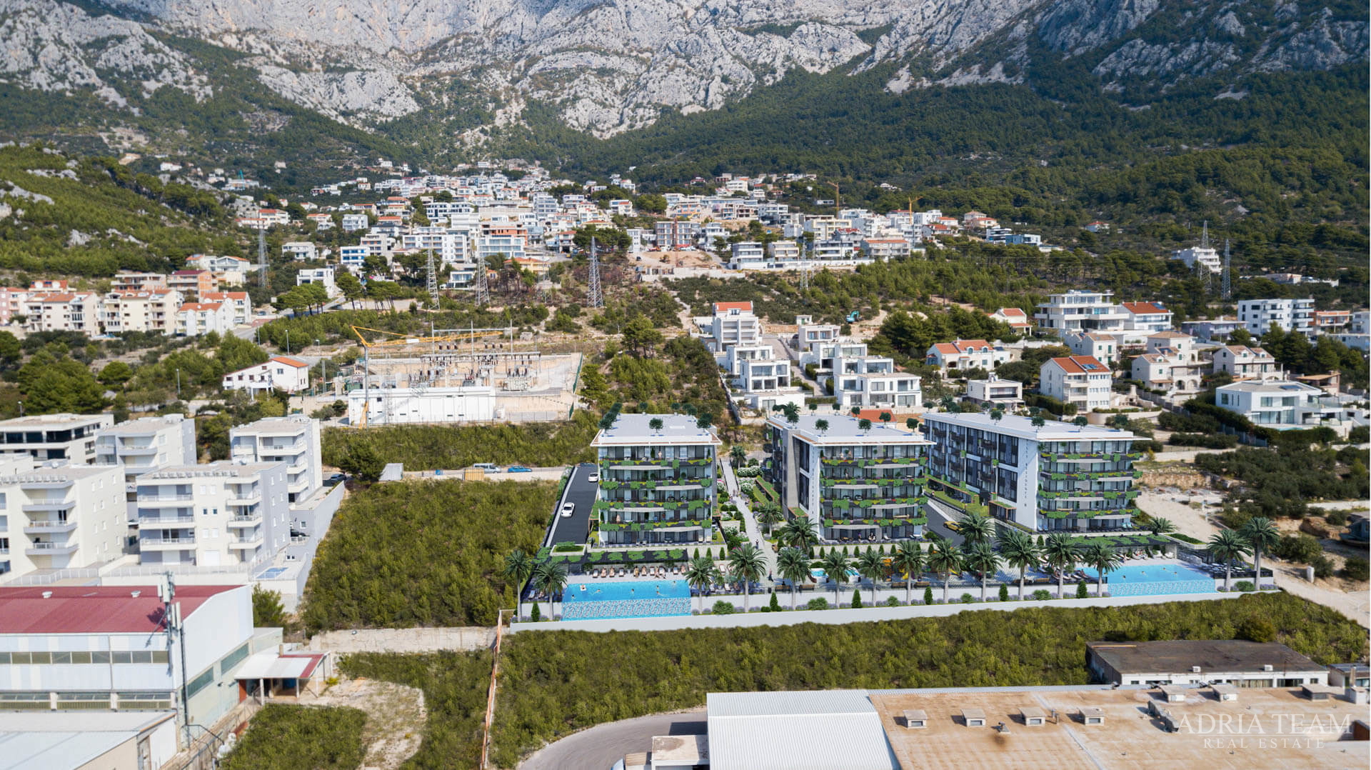 APARTMANI U KOMPLEKSU STAMBENIH ZGRADA U IZGRADNJI, ZGRADA 3 - MAKARSKA