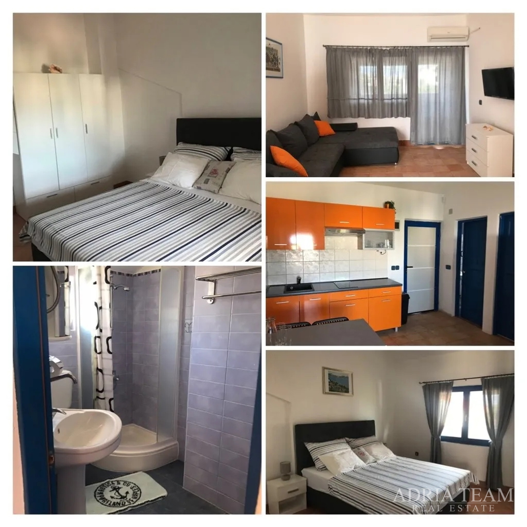 PREUREĐENA KUĆA S POGLEDOM NA MORE I 4 STAMBENE JEDINICE - VIR