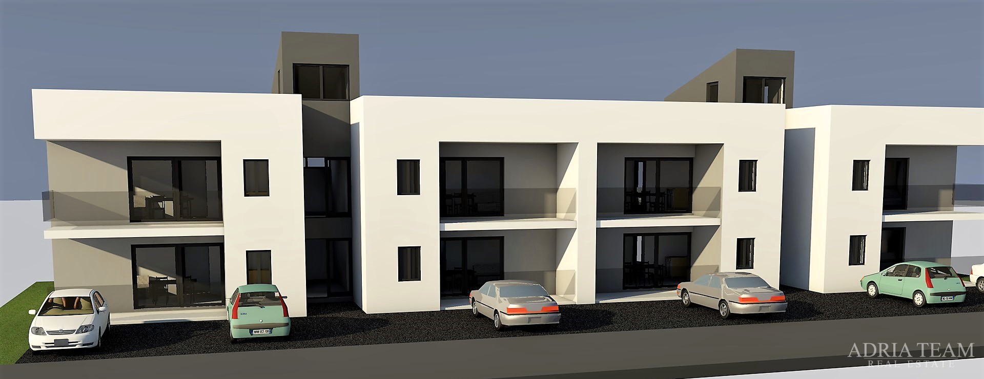 APARTMENTS IN RESIDENTIAL BUILDINGS UNDER CONSTRUCTION, 70 M FROM THE SEA - VIR, LAZ (SOUTH SIDE)