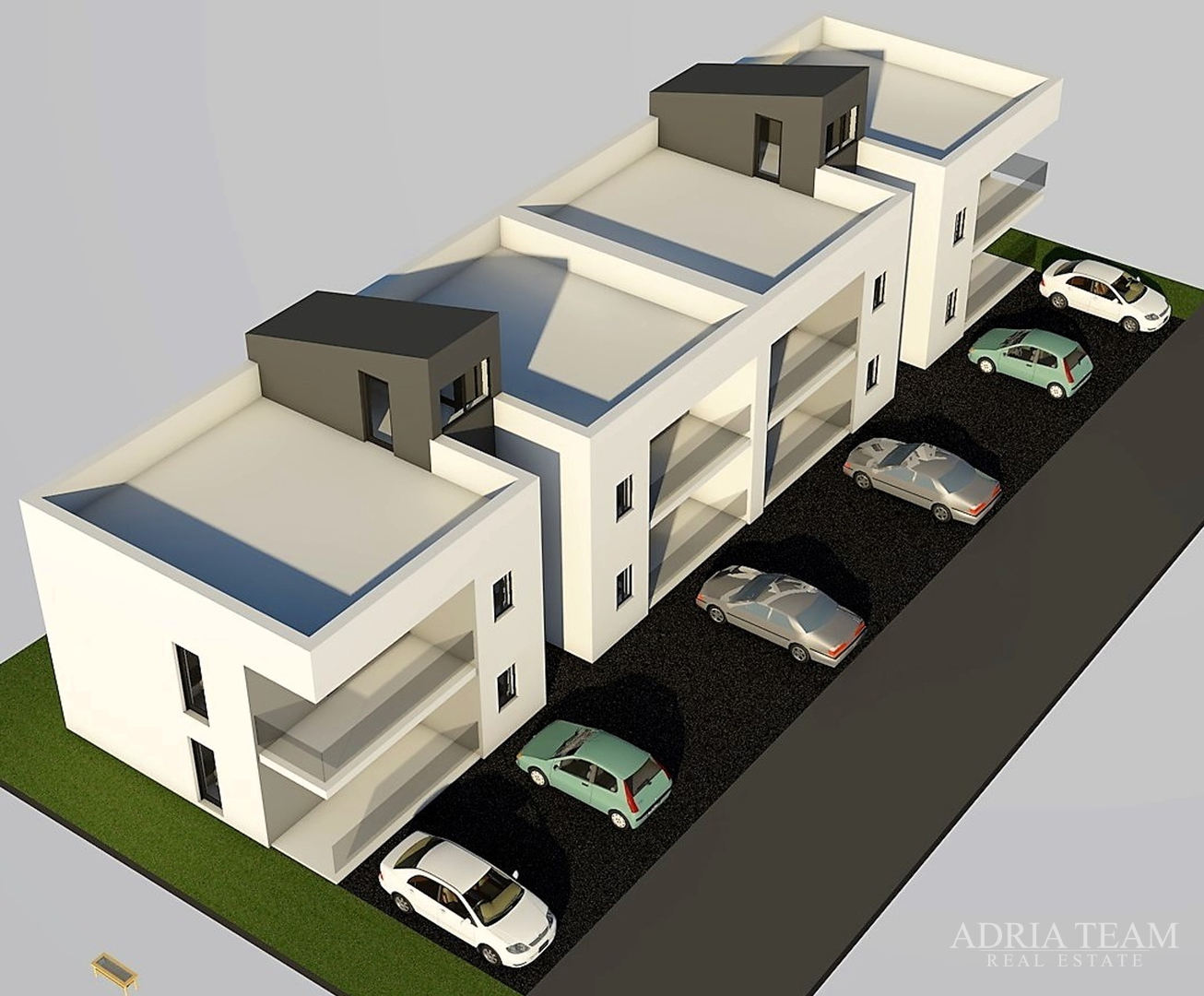 APARTMENTS IN RESIDENTIAL BUILDINGS UNDER CONSTRUCTION, 70 M FROM THE SEA - VIR, LAZ (SOUTH SIDE)