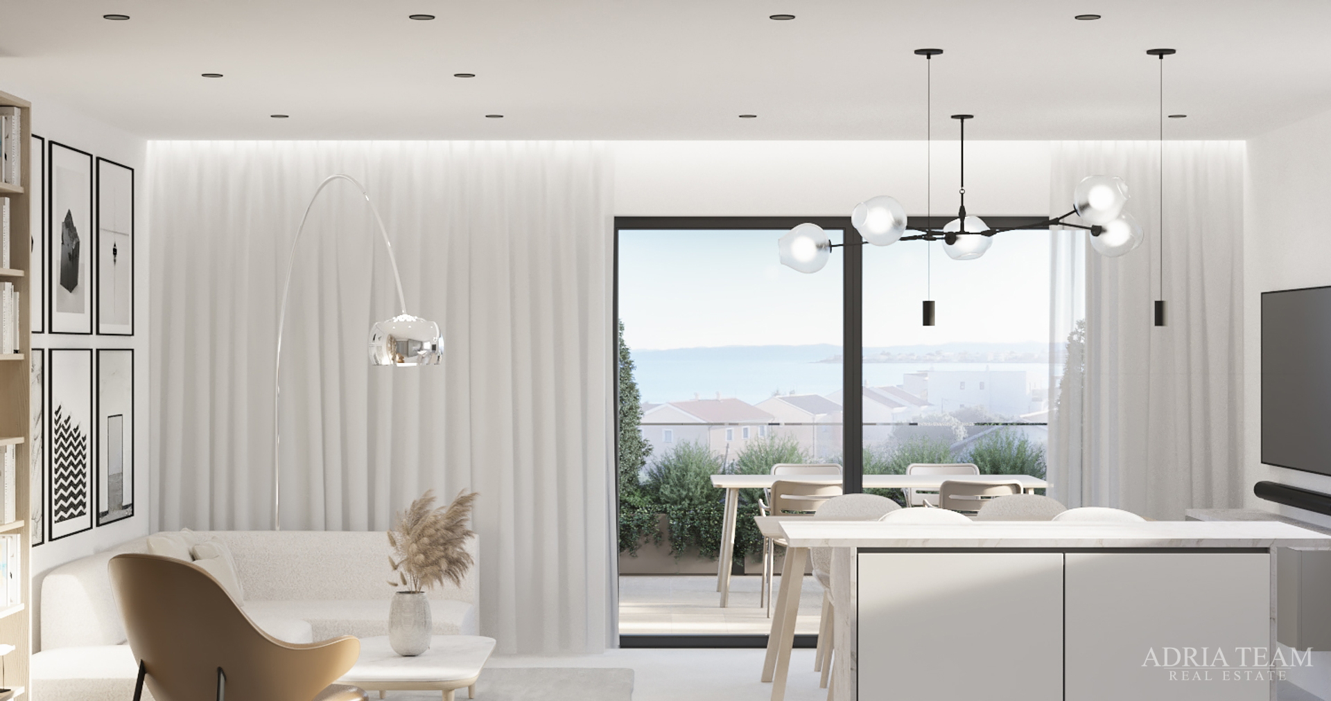 APARTMANI U KOMPLEKSU STAMBENIH ZGRADA U NOVOGRADNJI, 200 m OD MORA - VIR