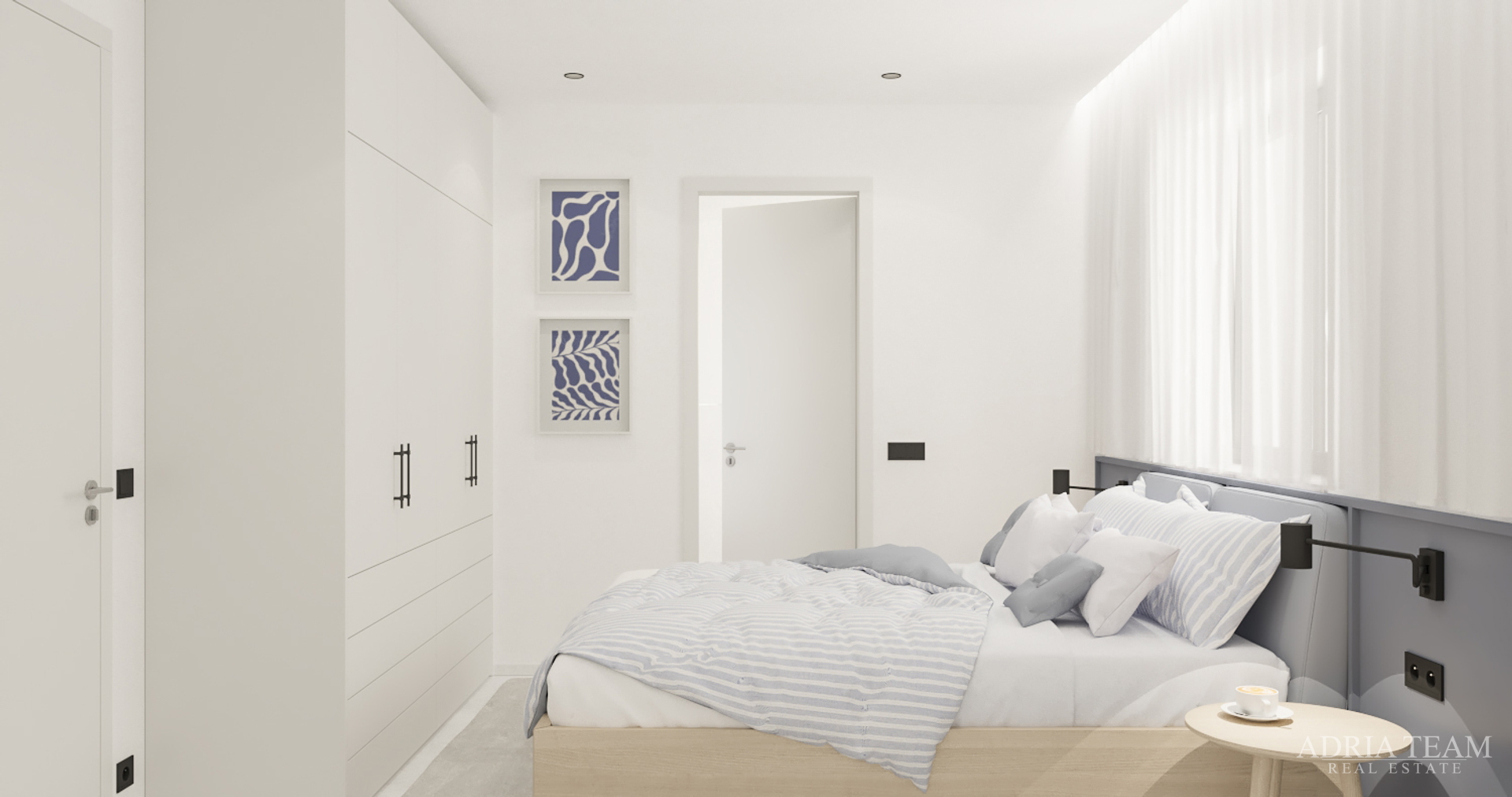 APARTMANI U KOMPLEKSU STAMBENIH ZGRADA U NOVOGRADNJI, 200 m OD MORA - VIR