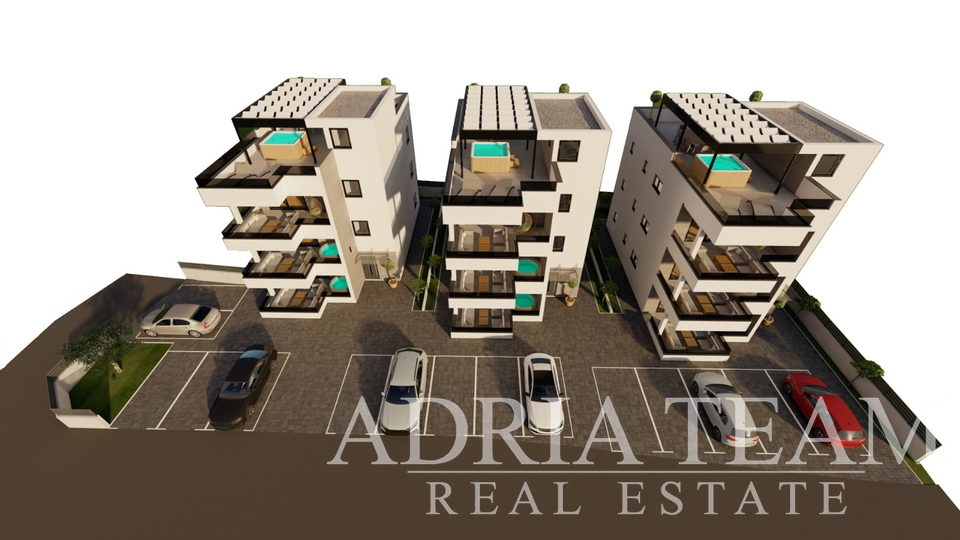 APARTMENTS IN RESIDENTIAL BUILDINGS COMPLEX UNDER CONSTRUCTION, 200 m FROM THE SEA - VIR