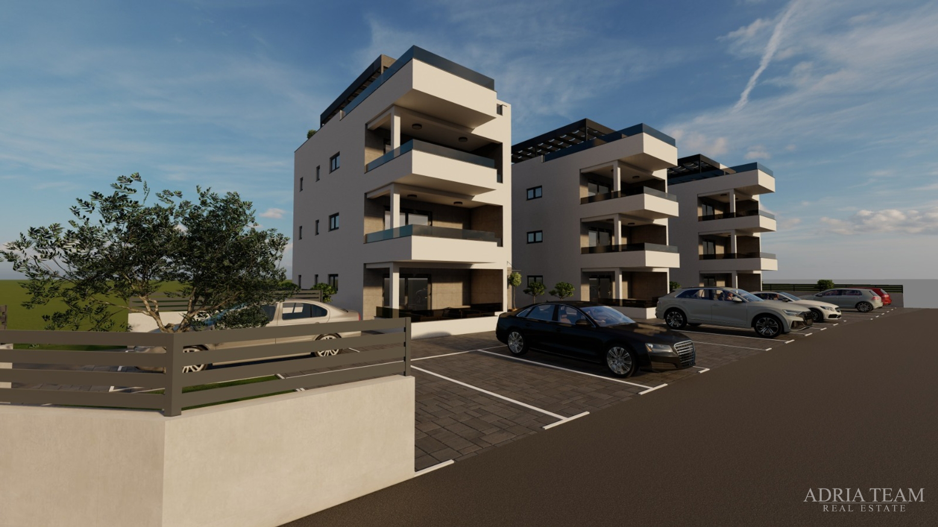 APARTMANI U KOMPLEKSU STAMBENIH ZGRADA U NOVOGRADNJI, 200 m OD MORA - VIR