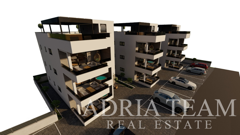 APARTMENTS IN RESIDENTIAL BUILDINGS COMPLEX UNDER CONSTRUCTION, 200 m FROM THE SEA - VIR