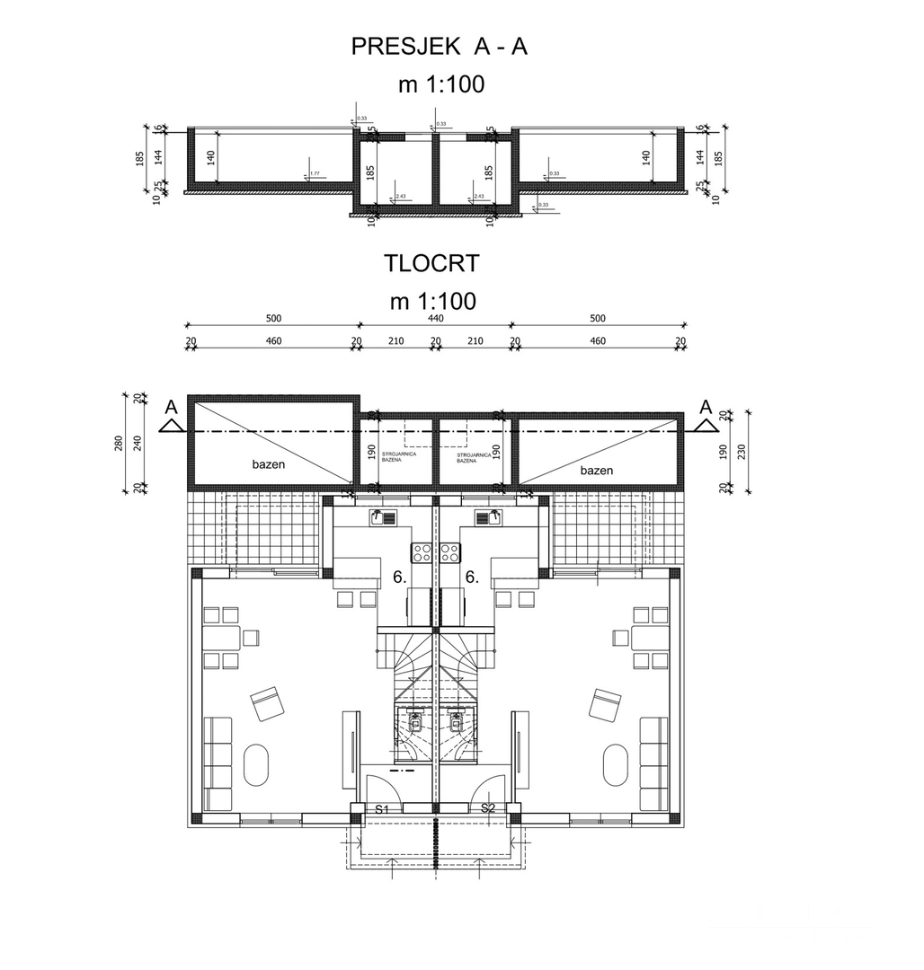 POLOVICA DVOJNE KUĆE,  NOVOGRADNJA - VIR