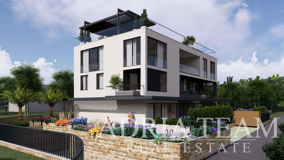 ONE-BEDROOM APARTMENT WITH GARDEN, SUKOŠAN - ZADAR