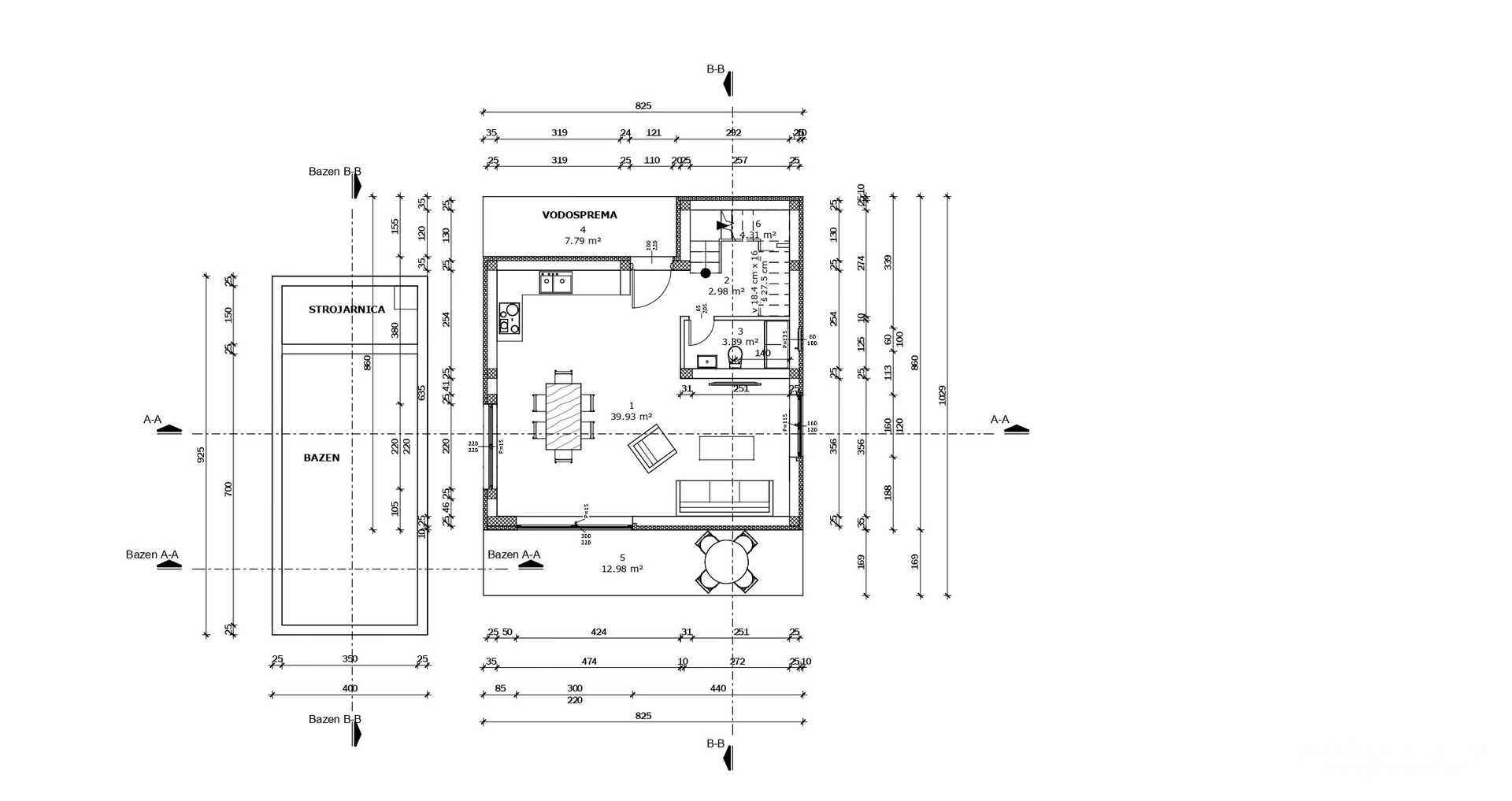 DVIJE KUĆE S BAZENOM - VIR