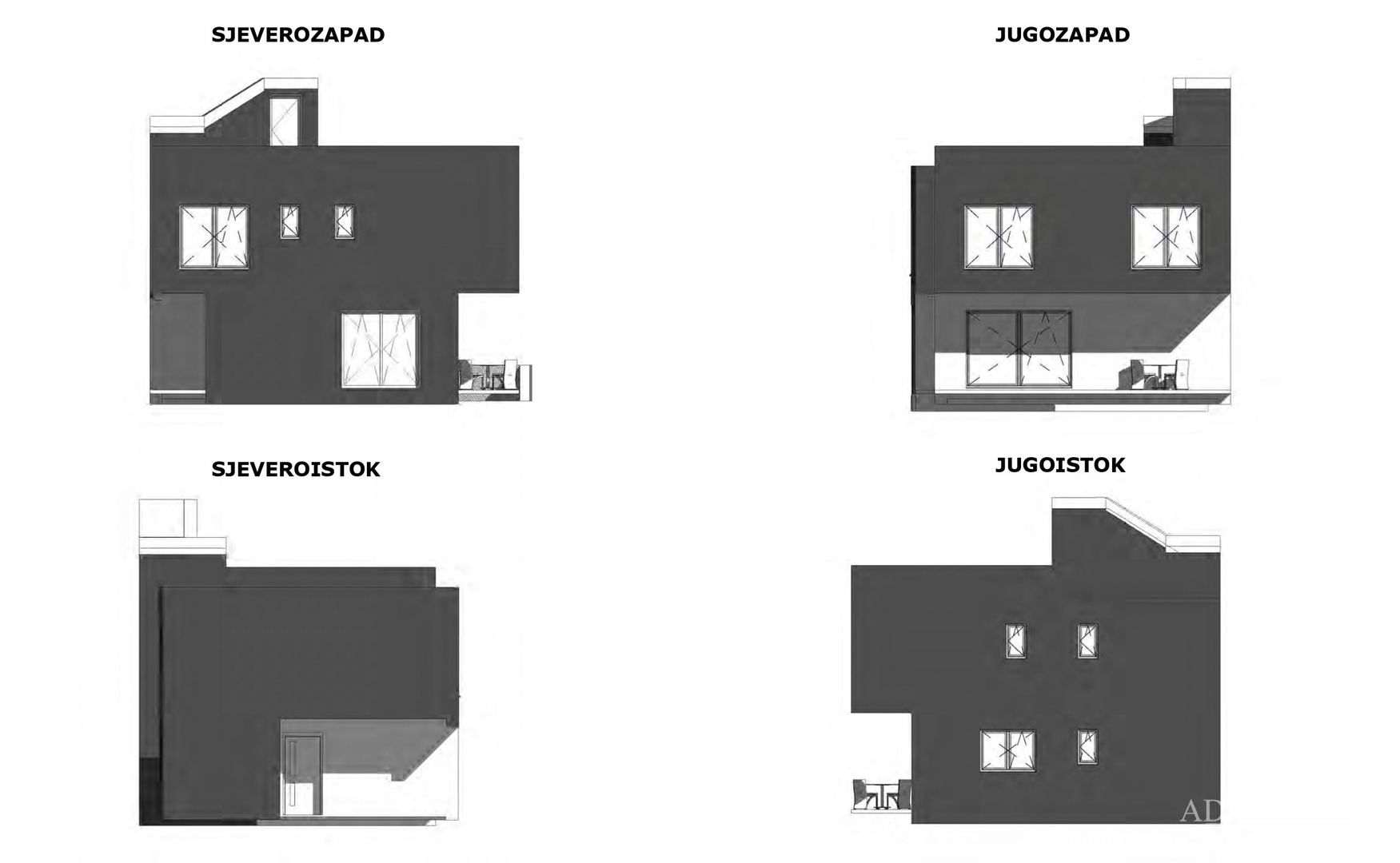 DVIJE KUĆE S BAZENOM - VIR