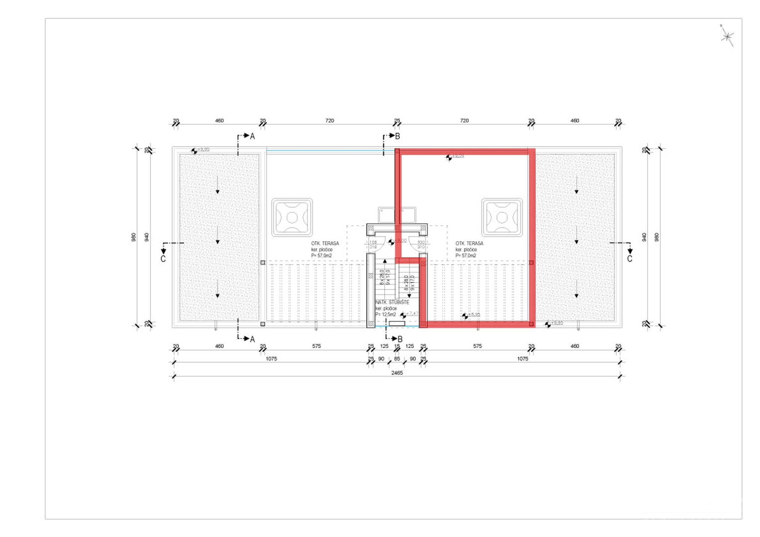 LJETNA AKCIJA! PENTHOUSE S KROVNOM TERASOM I POGLEDOM NA MORE, 400 m OD MORA, SABUNIKE - ZADAR