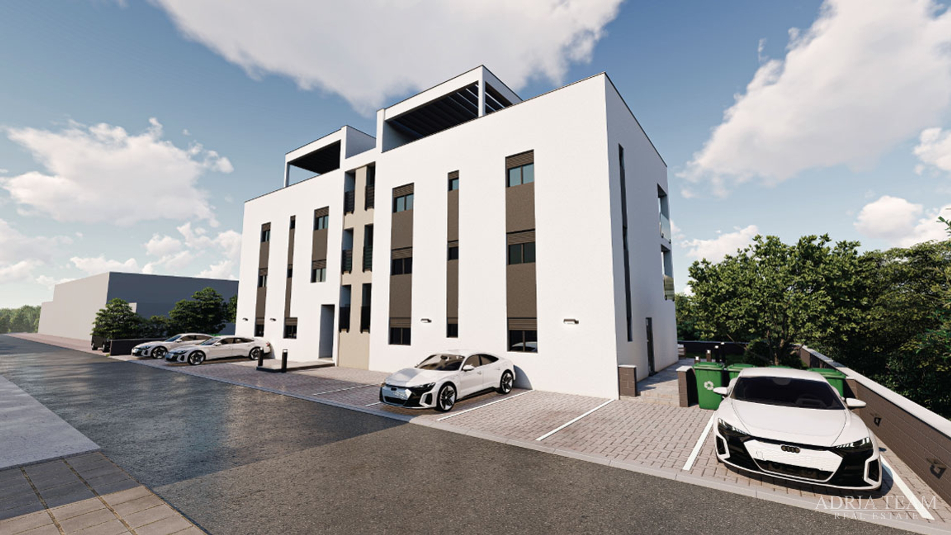 LJETNA AKCIJA! PENTHOUSE S KROVNOM TERASOM I POGLEDOM NA MORE, 400 m OD MORA, SABUNIKE - ZADAR