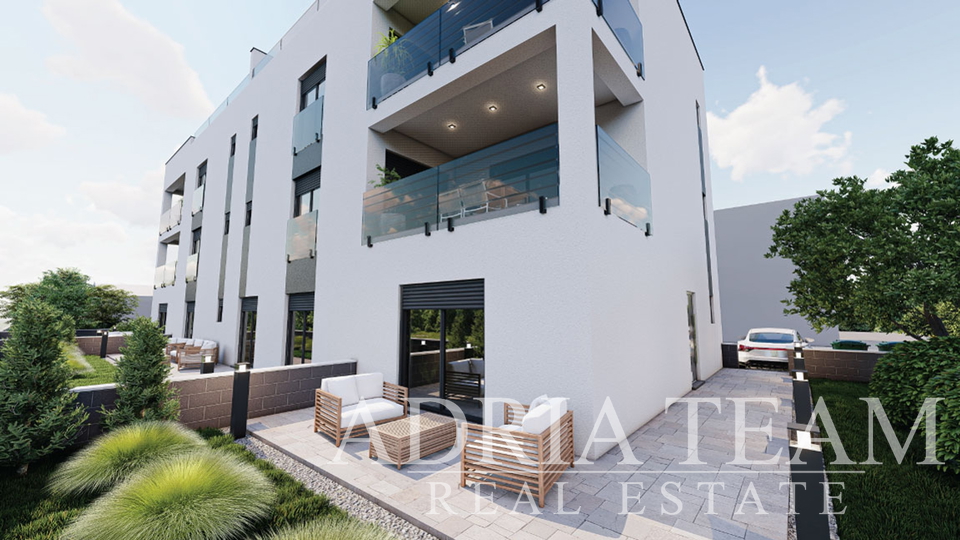 DVOSOBNI APARTMANI S POGLEDOM NA MORE I VRTOM, 400 m OD MORA, SABUNIKE - ZADAR