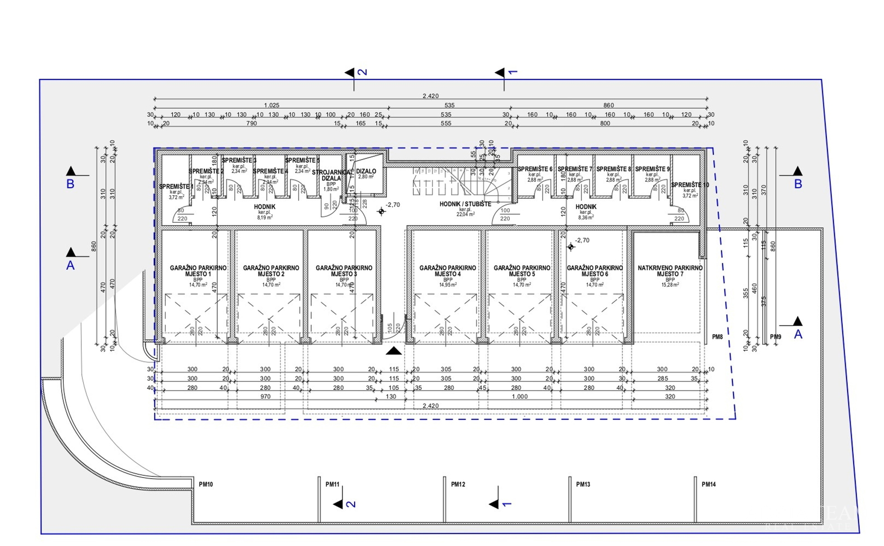 APARTMENTS IN A RESIDENTIAL BUILDING WITH ELEVATOR, NEW CONSTRUCTION - POVLJANA, PAG