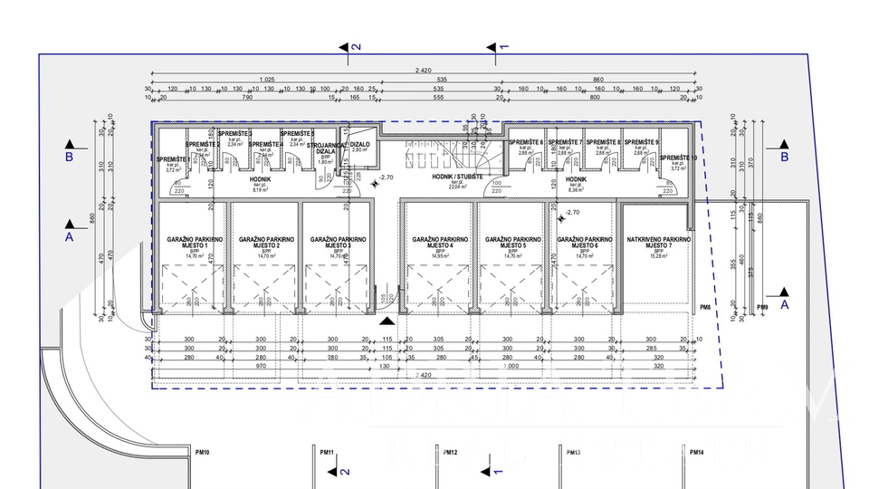 APARTMANI U STAMBENOJ ZGRADI S DIZALOM, NOVOGRADNJA - POVLJANA, PAG