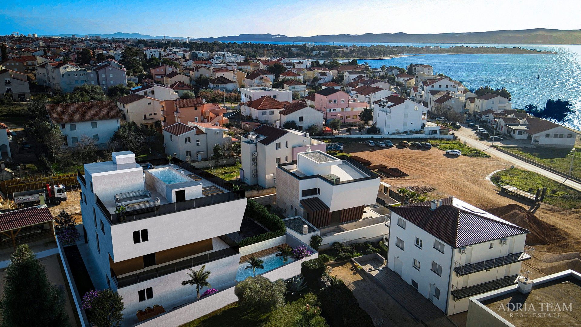 KUĆA UDALJENA 70 m OD MORA, NOVOGRADNJA - ZADAR, DIKLO