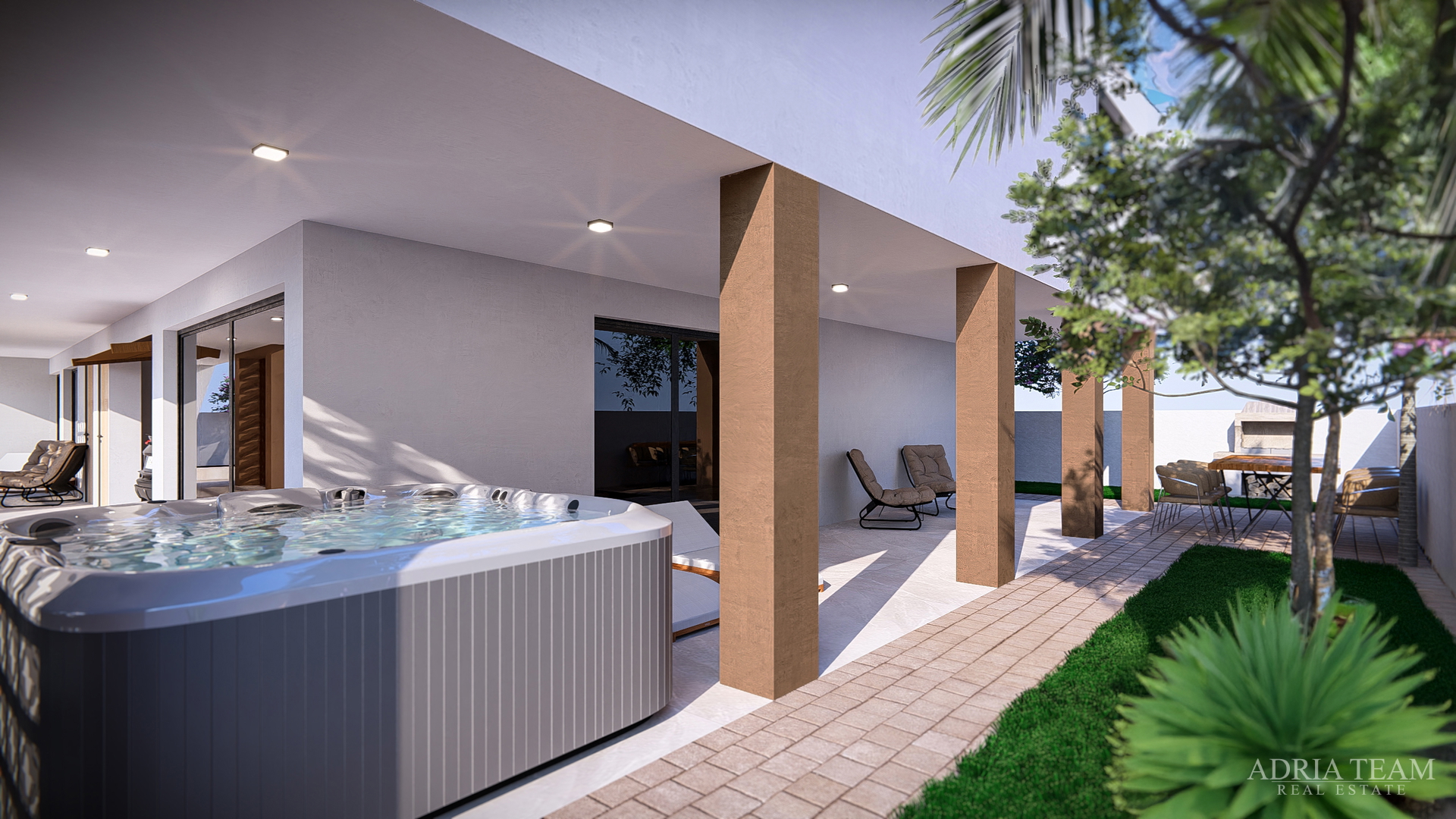 KUĆA UDALJENA 70 m OD MORA, NOVOGRADNJA - ZADAR, DIKLO
