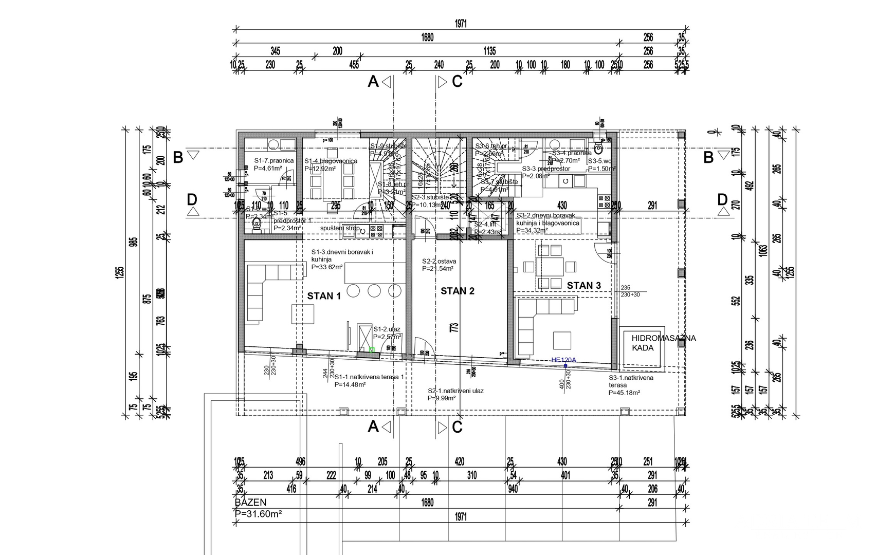 APARTMANI UDALJENI 70 m OD MORA, NOVOGRADNJA - ZADAR, DIKLO